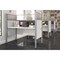 Bestar Bestar Pro-Biz 63W Single Office Cubicle with Gray Tack Board and High Privacy Panels in white 100871DG-17 - alternate 2